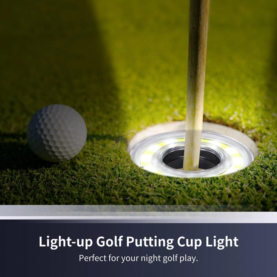 LED Glowing Golf Hole Lights 6 Pcs image number 5