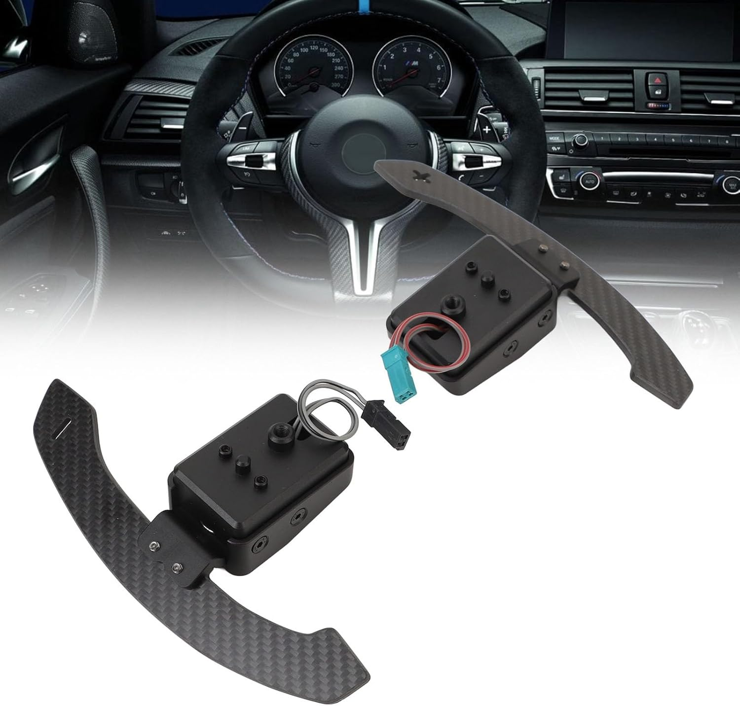 Steering Wheel Paddle for 2 Series G42 2021-2023, 3 Series G20 G21 2018‑2023, 4 Series G82 G83 2020‑2023, Universal for G Chassis Cars image number 3