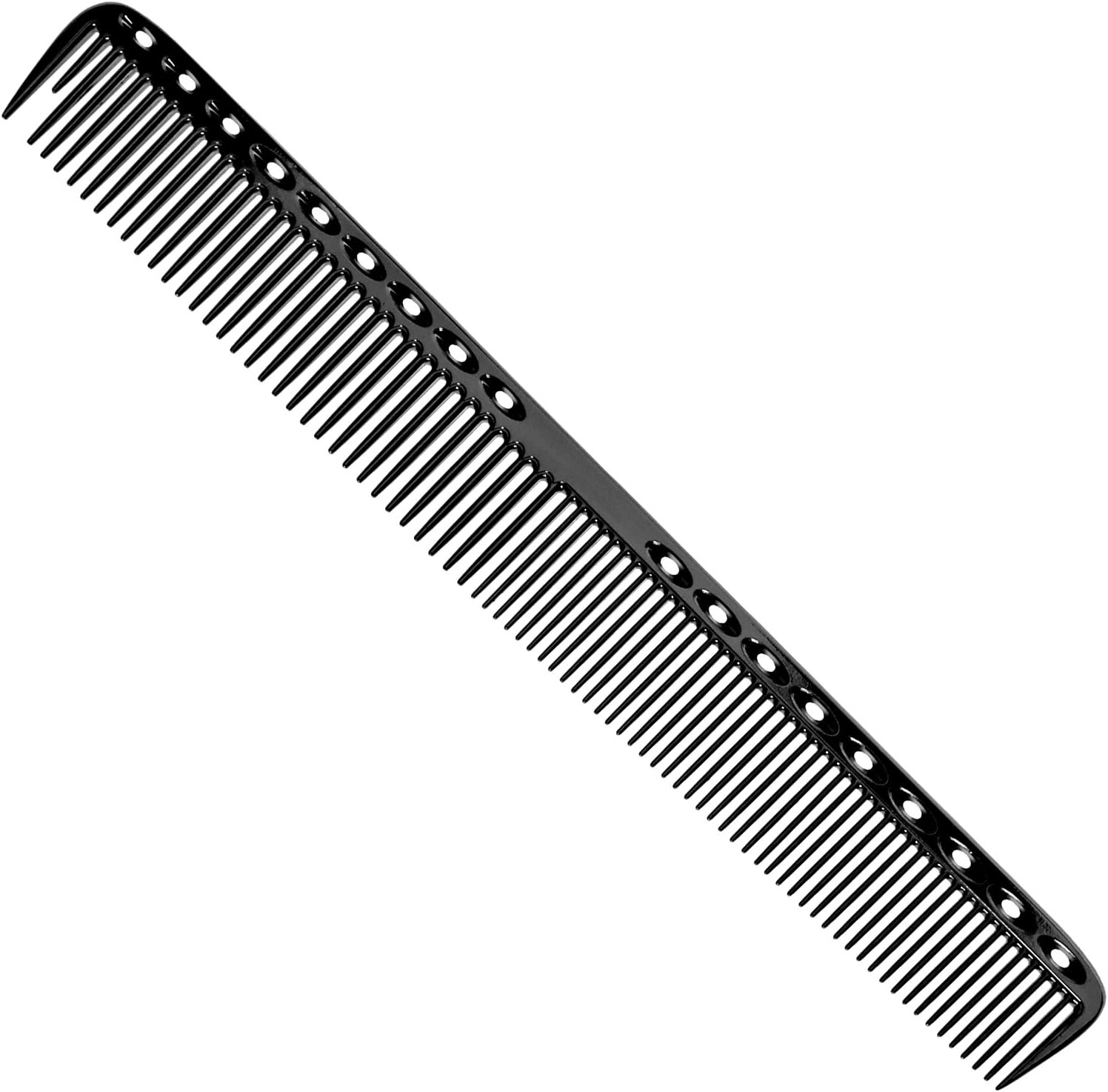 SING F LTD Aluminum Hair Comb Metal Cutting Hairdressing & Barbers Salon Professional Combs Anti-Static Ultra Thin Black 21.5Cm