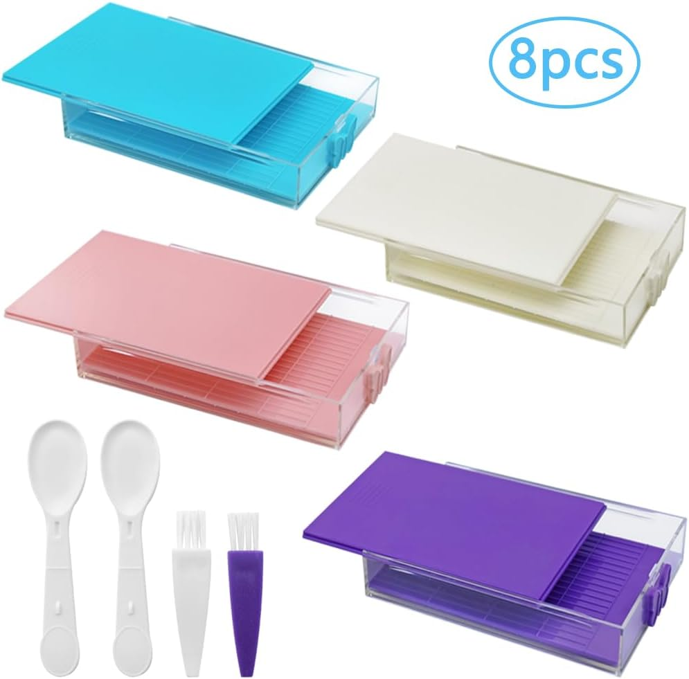 4 Set of Diamond Art Trays Kits for Adults, Finegood Diamond Art Accessories Diamond Art Storage Containers Tray Diamond Art Painting Kits Tools for DIY Art Crafts image number 4