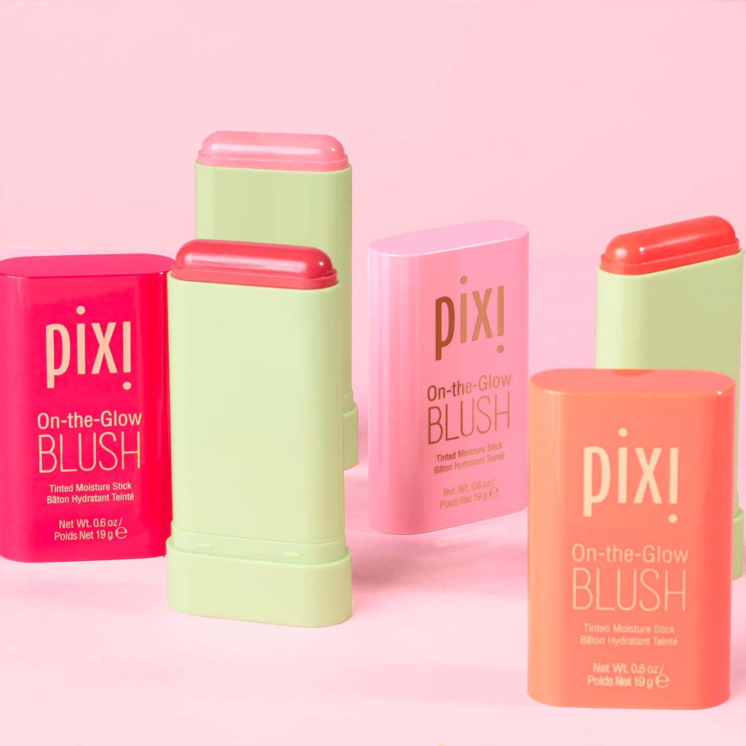 Pixi on the Glow Blush Juicy Hydrating Tinted Moisture Blush Stick 19G/0.6Oz