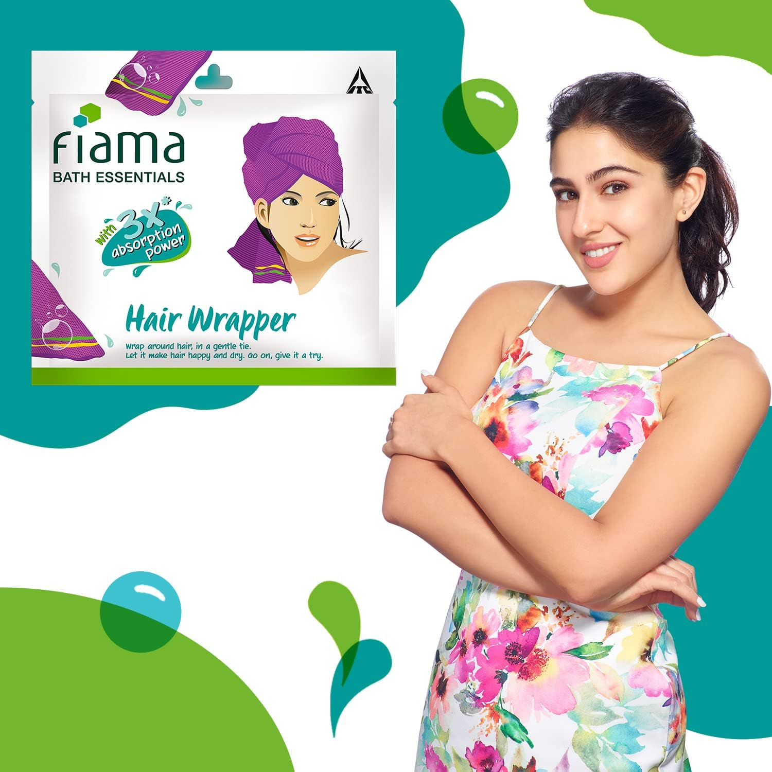 Fiama Bath Essentials Hair Wrapper image number 2