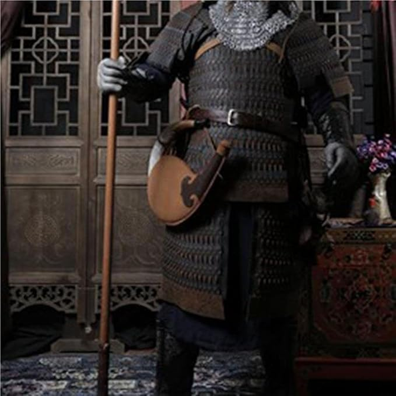 THJOPOKEEL Portable Retro Leather Hip Flask Handmade Boat Wine Bag Traditional Crafts Water Whisky Alcohol Bottle Outdoor Drinkware(450Ml)