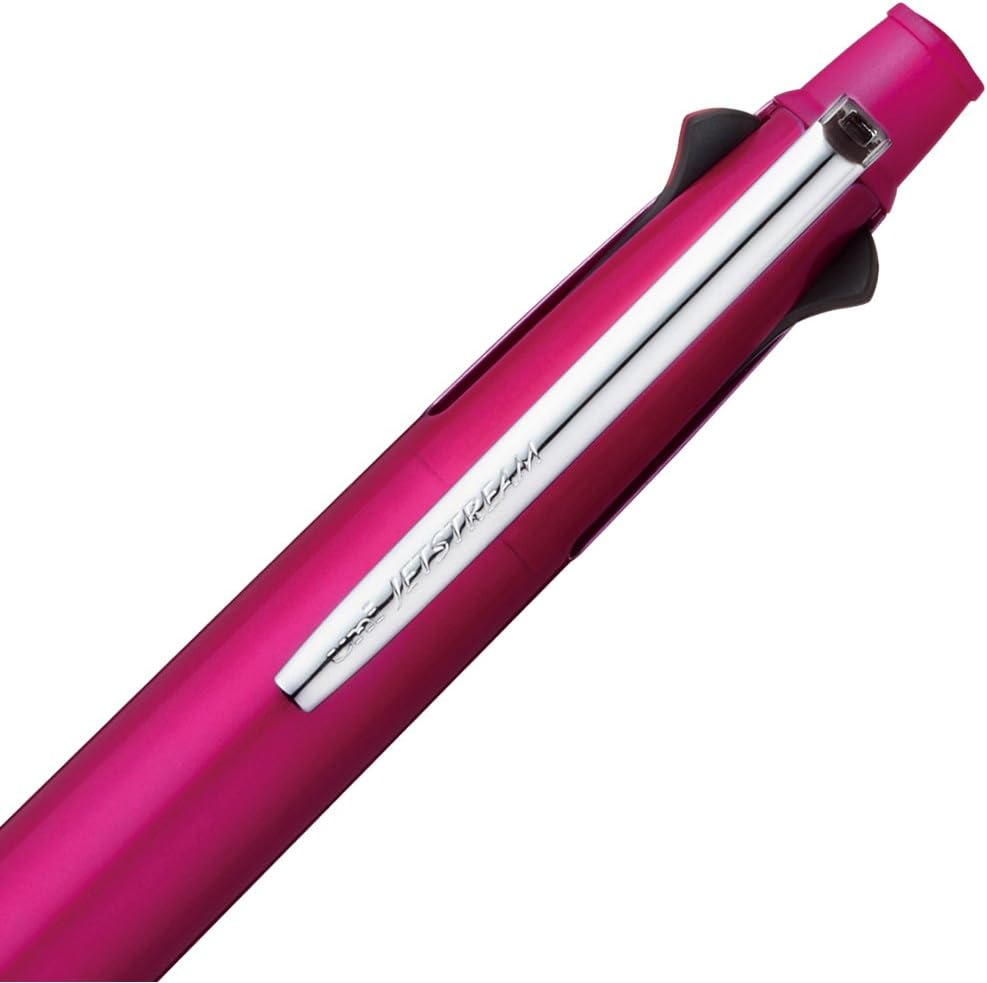 Uni Jetstream 0.5 Mm Ballpoint Multi Pen and 0.5 Mm Pencil, Pink Body (MSXE510005.13) - Bordeaux image number 2
