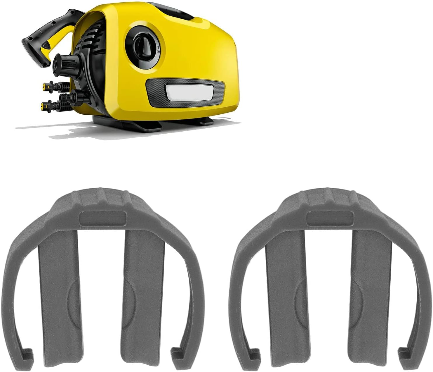 Wash Machine Quick Connector Buckle Replacement Part, Car Wash C Clip for K2 K3 K7 2Pcs External Retaining Rings Retaining Rings (Yellow)