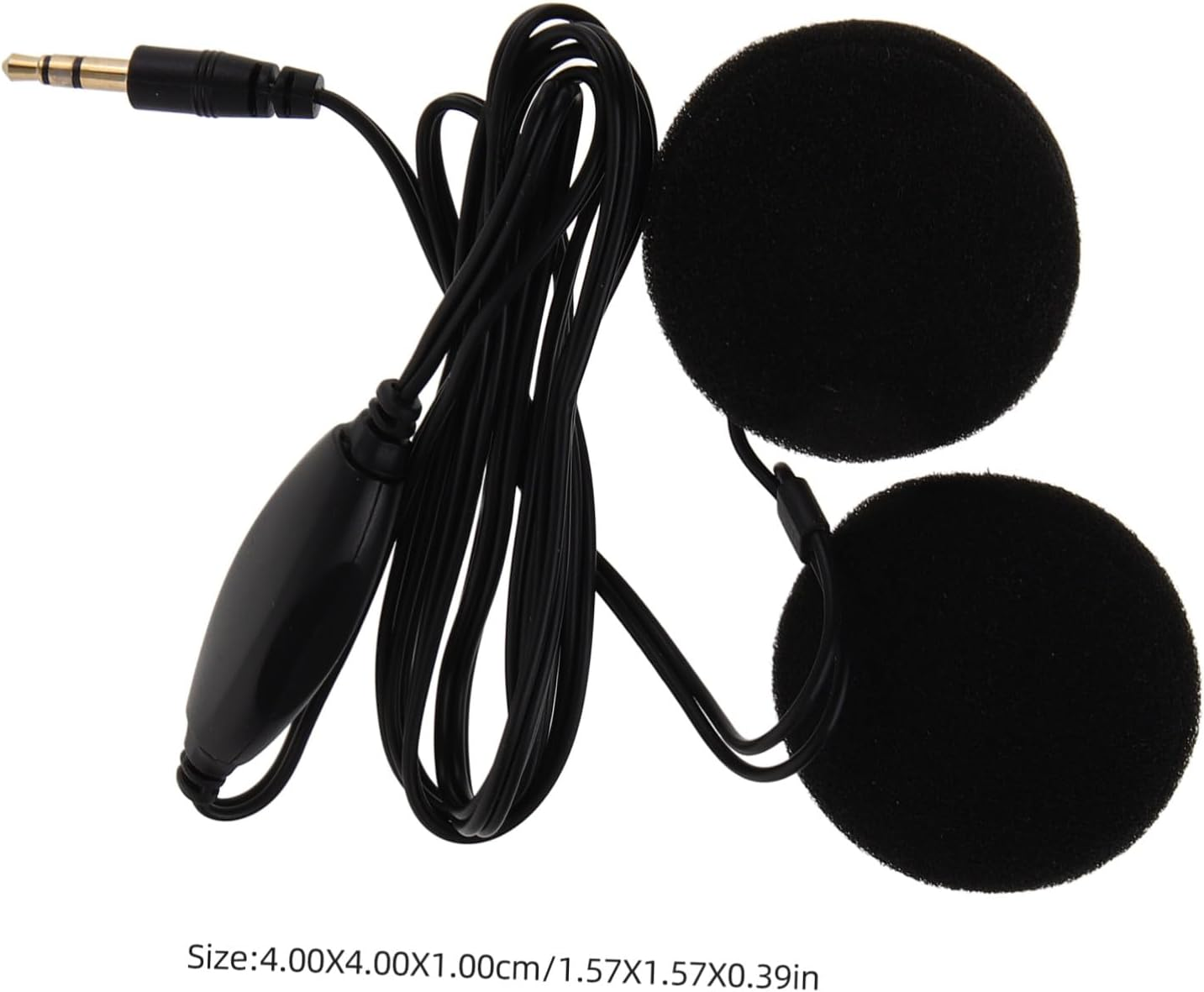 Gatuida Motorcycle Helmet Earphone Headphones with Mic 3.5Mm Wired Headset for Rider Gps Navigation Communication Compatible with Motorbike Helmets