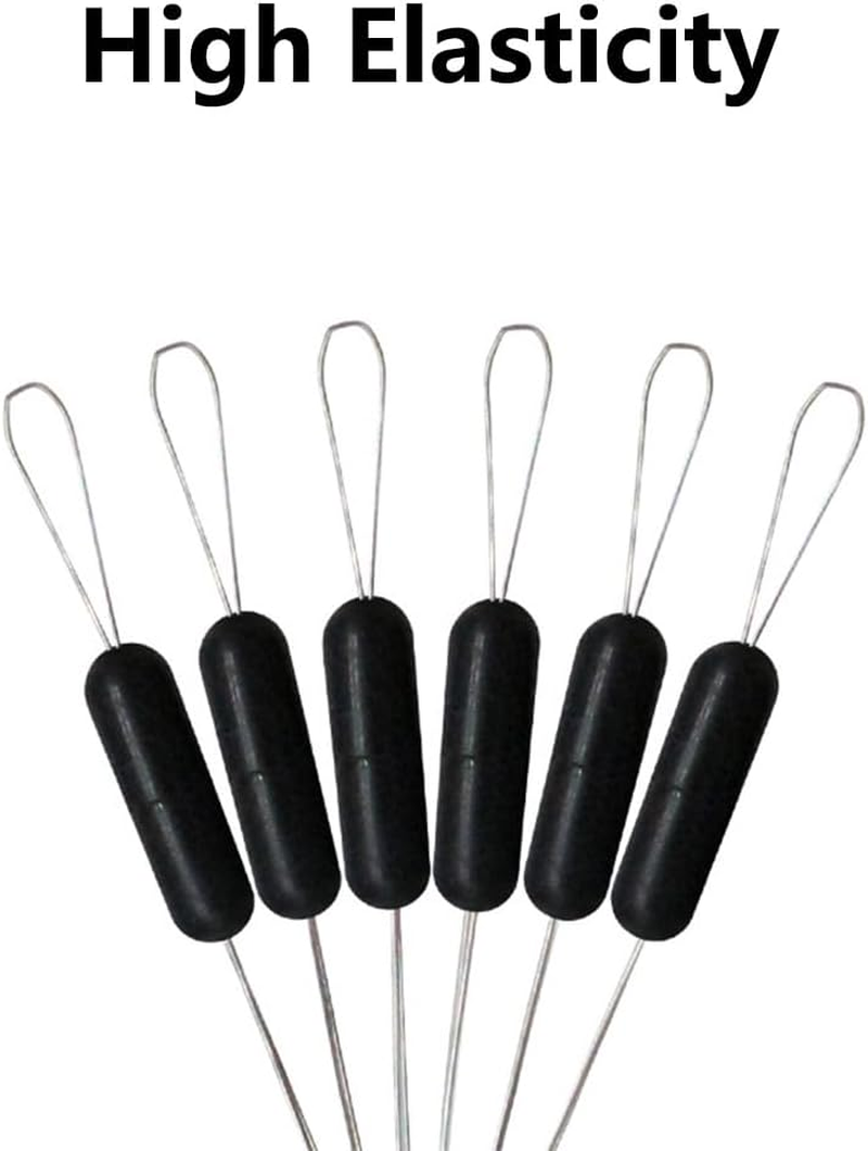 Fishing Bobber Stoppers - 300Pcs Rubber Cylinder Stop Beads, Float Sinker Stops Accessories for 0.2#-5.0# Lines