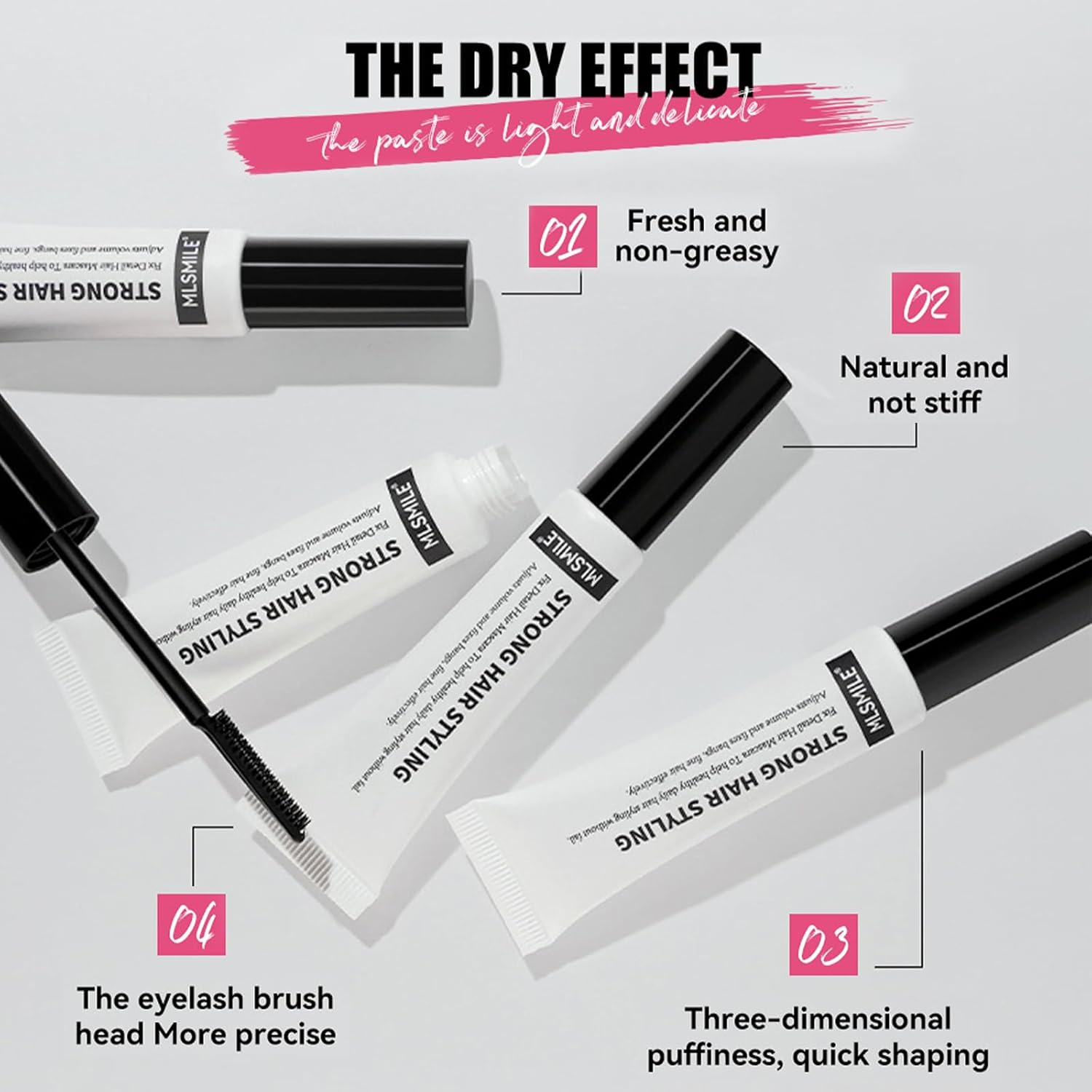 Hair Wax Stick Anti-Frizz Flyaway Wand Flyaway Feel Hair Finishing Stick for Small Broken Hair Cream Naturally Refreshing, Non-Greasy and Non-Sticky 15Ml