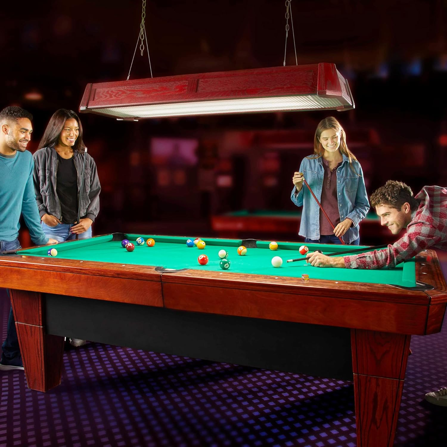 Viper Graphstrike 58" 2-Piece Fiberglass Graphite Composite Billiard/Pool Cue - Pink image number 5