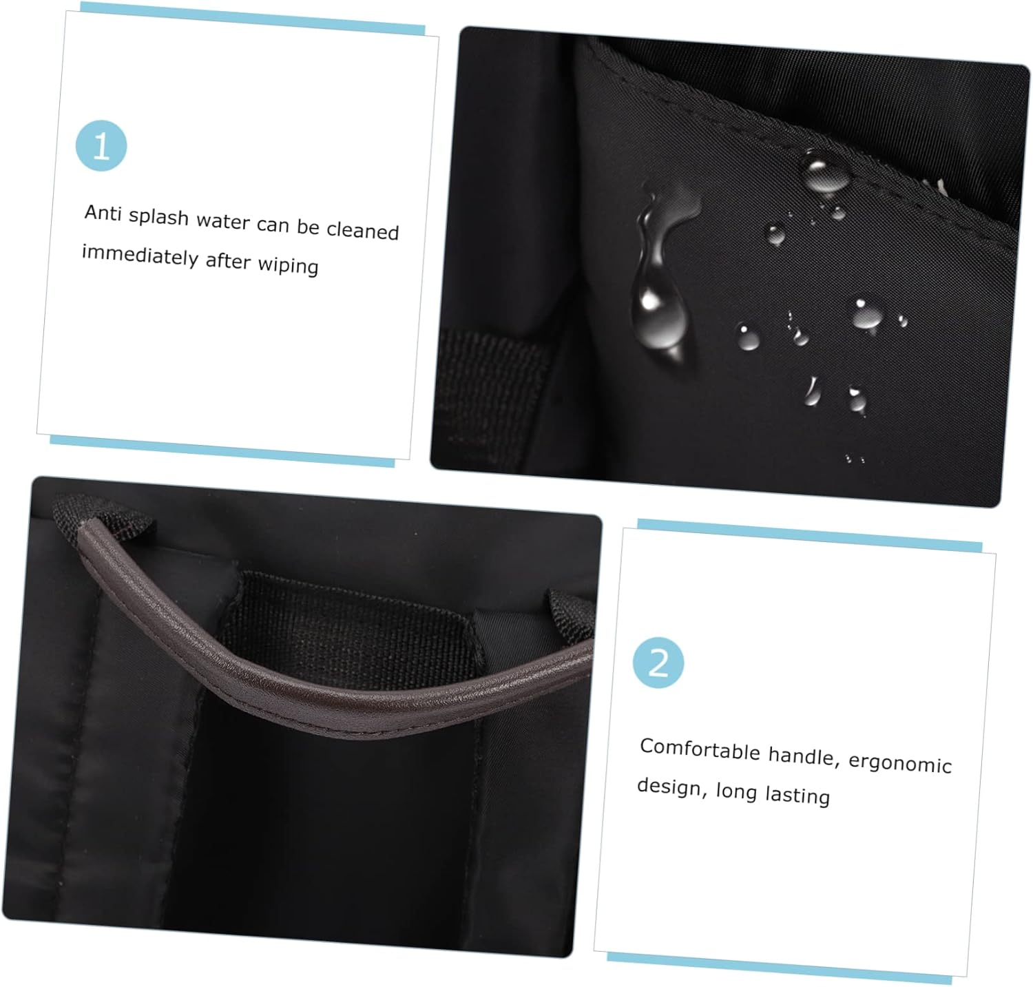 Nappy Changing Backpacks Diaper Bag Organizer Dry Wet Separation for Toys and Milk Bottles image number 6