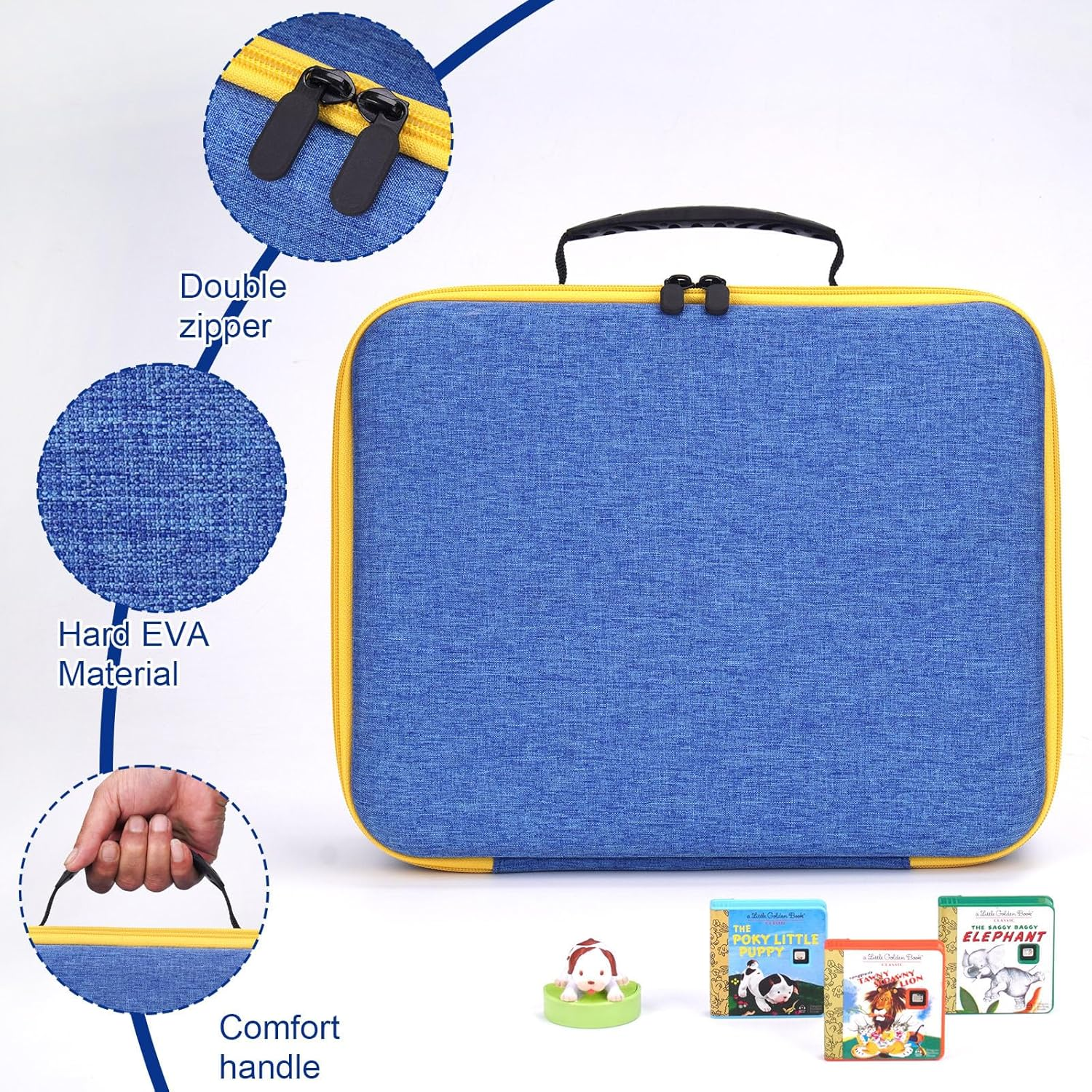 MGZNMTY Storage Case Compatible with Little Tikes Story Dream Machine Books for Kids, Storybook Projector Audio Play and Character Collection Toddler Toys Gifts Travel Box (Only Case) image number 2