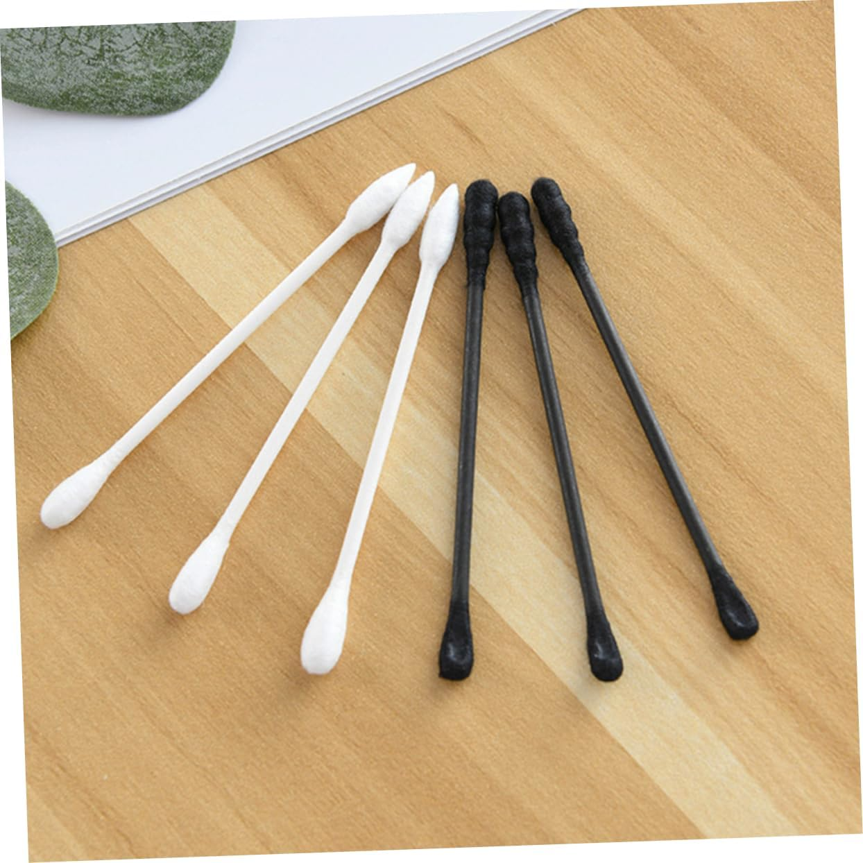 Double-Head Cotton Swabs 300Pcs Multipurpose Cotton Buds Ear Spoon for Makeup Removal and Ear Cleaning Beauty Accessories