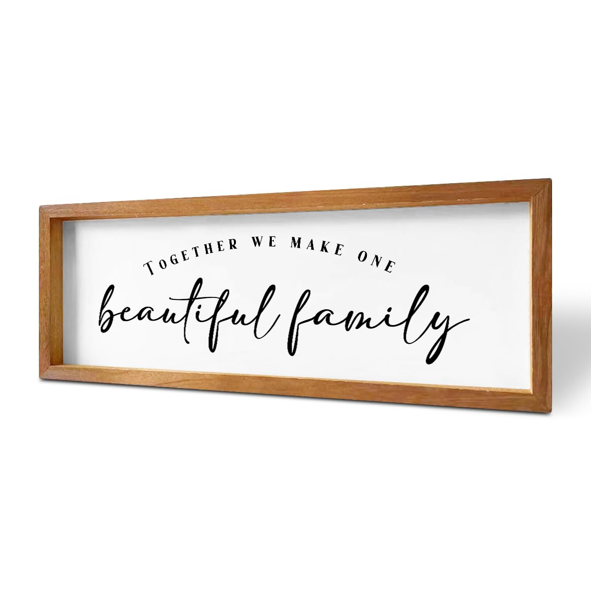 Rustic Country Family Quote Decorative Wooden Framed Sign - First House Must Haves & Housewarming Gifts - Farmhouse Wall Decor for Entryway, Garden, Garage image number 2