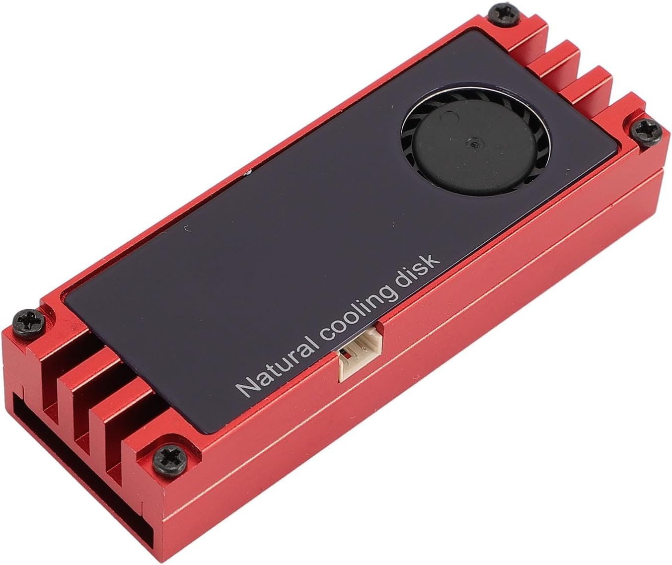 Nvme M.2 Heatsink with Temperature Display, M.2 Nvme 2280 SSD Cooler with Dual Thermal Conductive Silicone Pads, for M.2 Interface 22X80Mm Ssds (Silver)