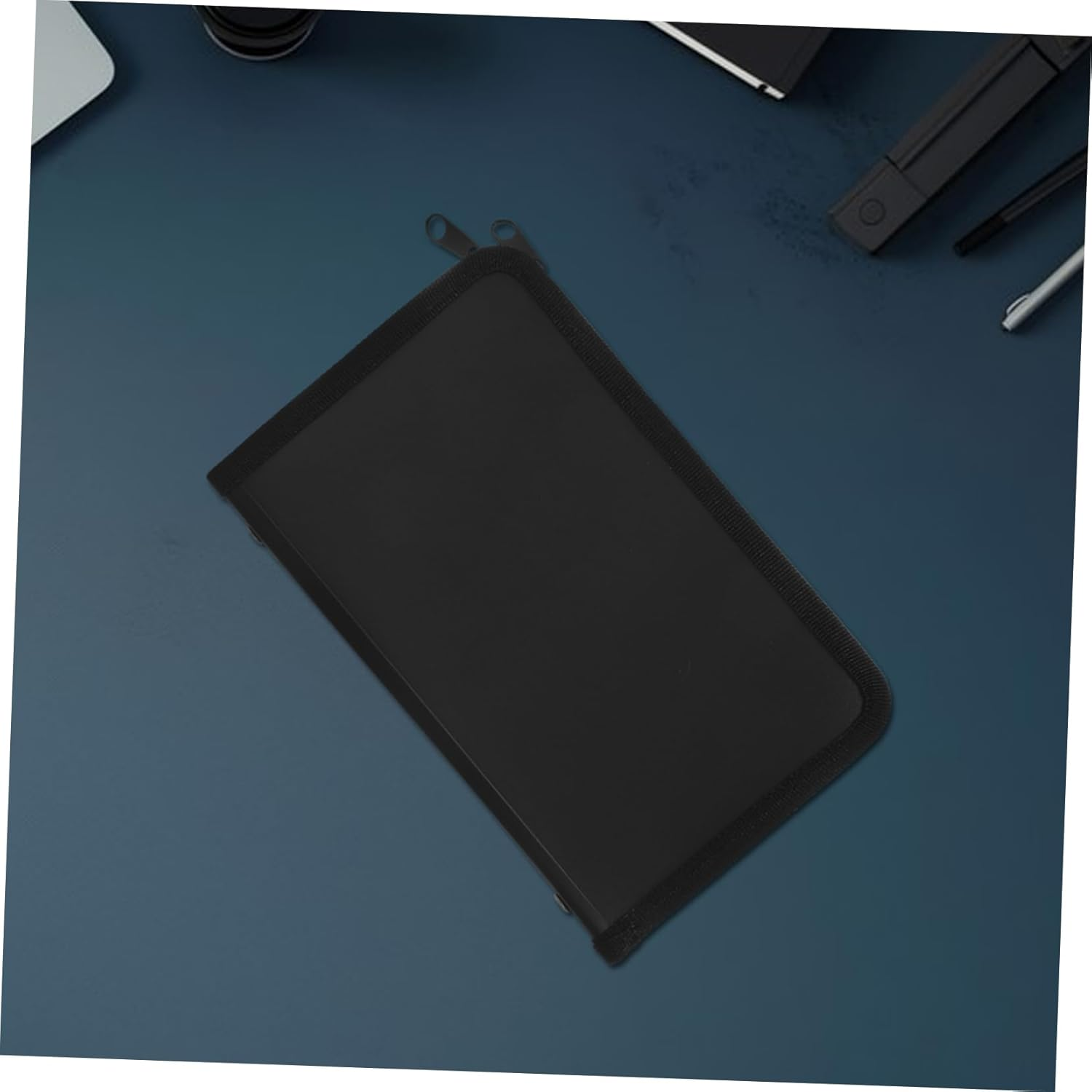 FOYTOKI Mini Accordion File Organizer for Documents Bill Folder Organizer Accordion Bag Zipper Document Storage for Travel and Receipt Organiser image number 1