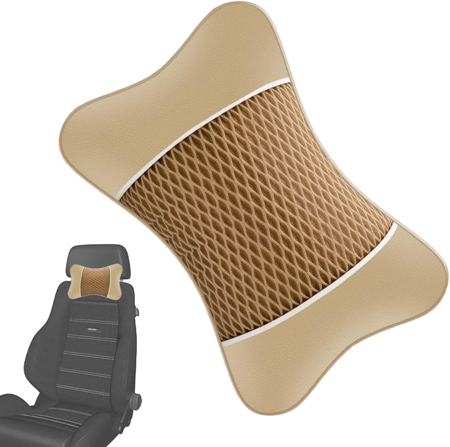 Car Neck Pillow, Car Headrest Pillow | Elastic Breathable Car Neck Support Pillow | Car Neck Pillow, Neck and Neck Pillow for Home and Chair