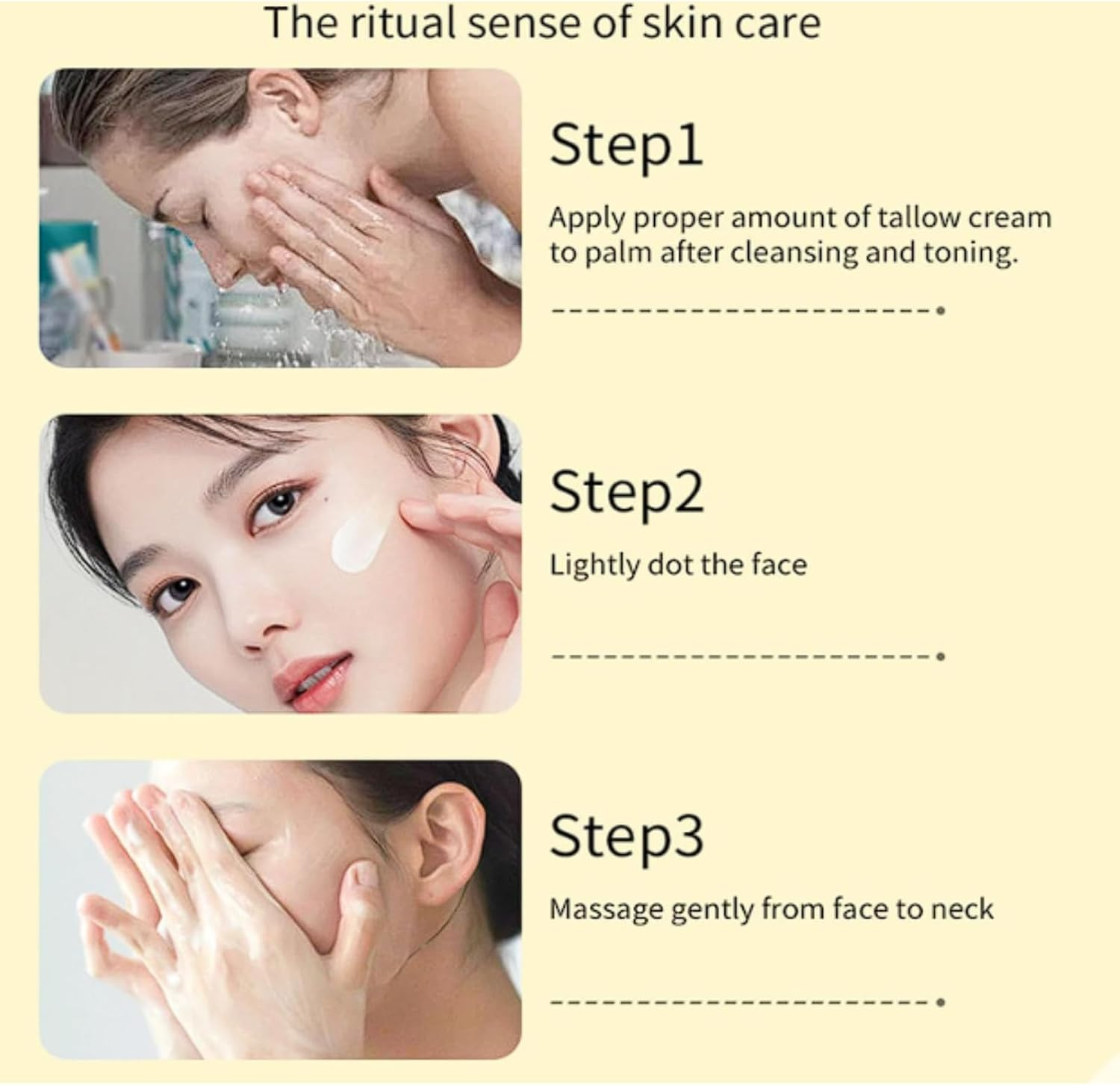 Belano Tallow Glow Balm, Tallow Barrier Reconstruction Balm with Colloidal Oatmeal & Organic Tallow, Deep Nourishment & Long-Lasting Hydration, Supports Skin&rsquo;S Natural Barrier (2Pcs) - 1Pcs image number 2