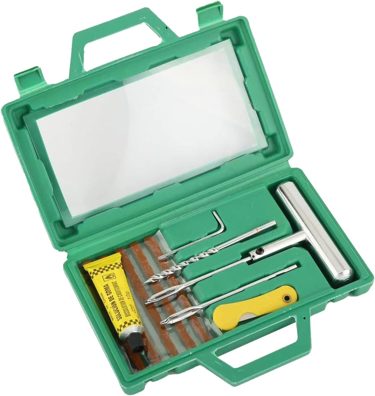 8Pack Tyre Repair Kit,Tyre Puncture Repair Kit with T-Shaped Handle, Suitable for Cars, Trucks, Motorcycles, Recreational Vehicles and Tractors image number 5