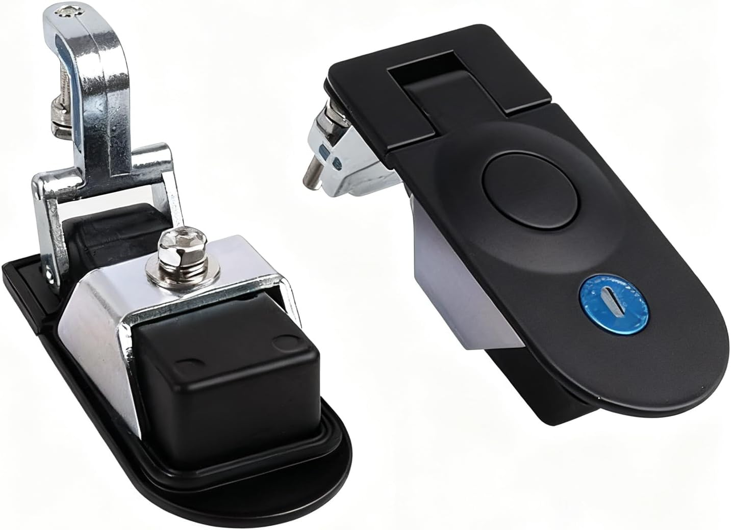 Zinc Alloy Compression Lock,Compression Latch with 2 Keys, for Motorhomes Yachts Trunks Warehouse Doors