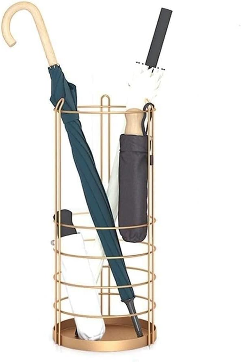 Umbrella Stand Stand Rack,Metal Umbrella Stand Rack, Umbrella Stand Umbrella Stands Hotel,Multi-Function Long-Short Umbrella Storage Bucket,Suitable for Home-Cafe Decoration Frame,3 Colors,2