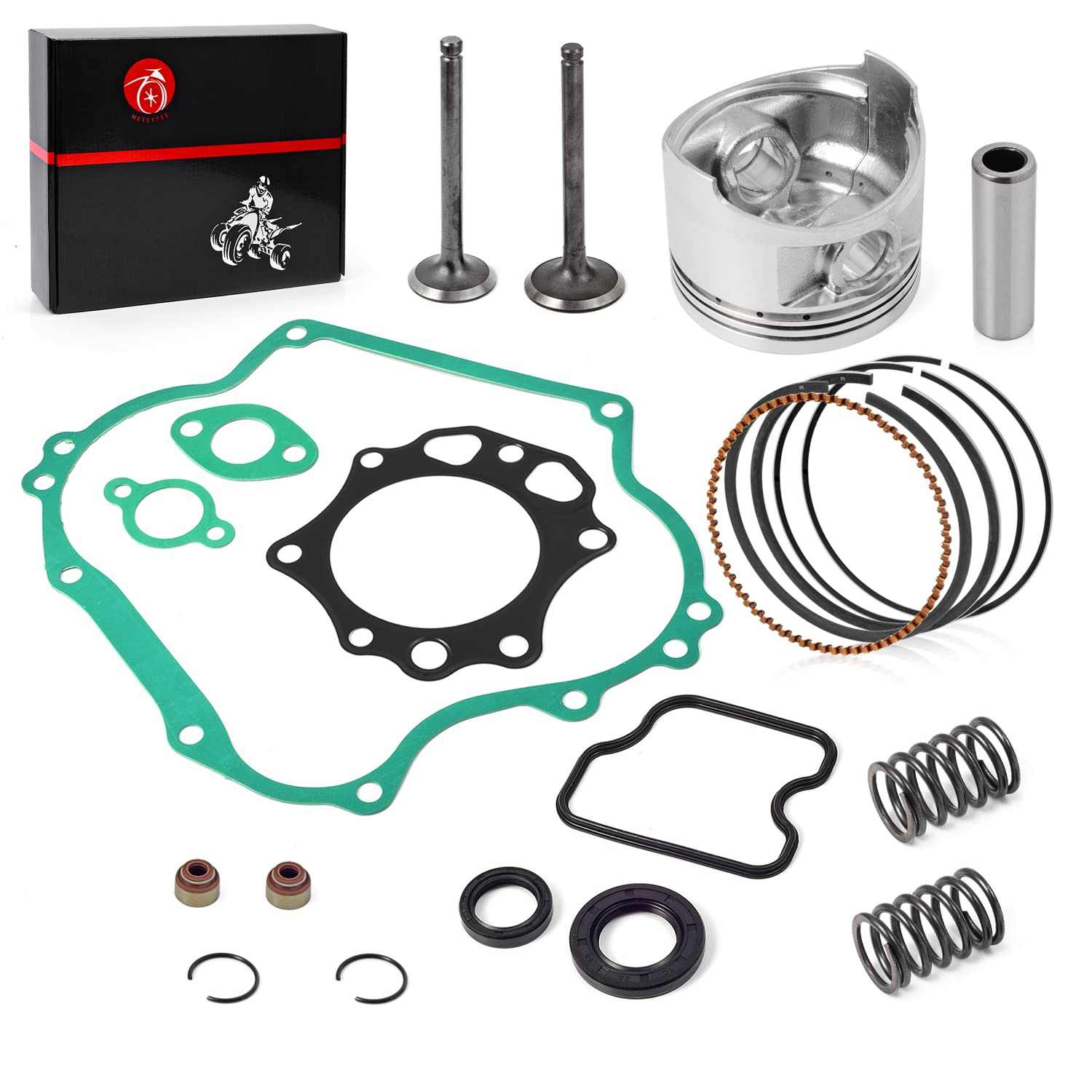 290Cc FE290 Engine Rebuild Kit Oversize 0.25Mm Piston & Ring Gasket Seal Intake Exhaust Valve Compatible with Club Car Golf Cart DS Predent 1016447 1016448 1023047-01 image number 3