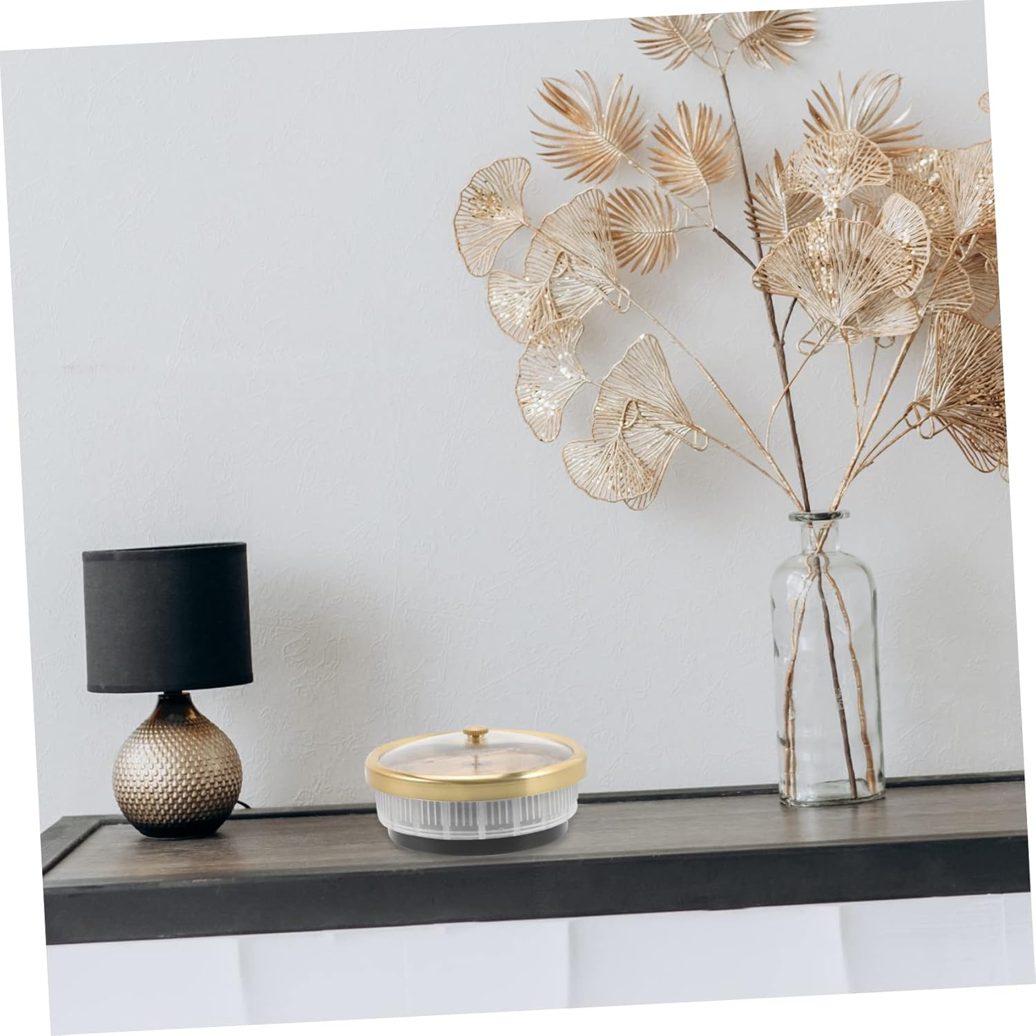 Aneroid Barometer Wall Barometer for Home Garden Adjustable Pointers for Accurate Air Pressure Measurement image number 1