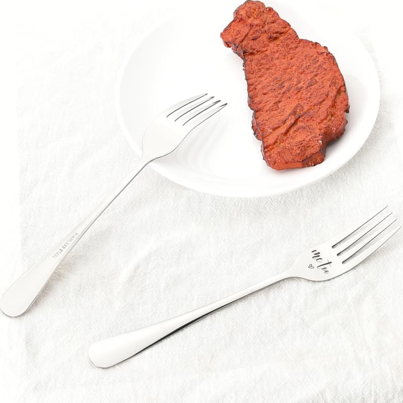 Bride and Groom Fork Gifts for Bridal Shower Gifts for Daughter Bride to Be Unique Marriage Gifts for Couples Wedding Engagament Gifts for Best Friend Sister Couples Newly Engaged image number 5