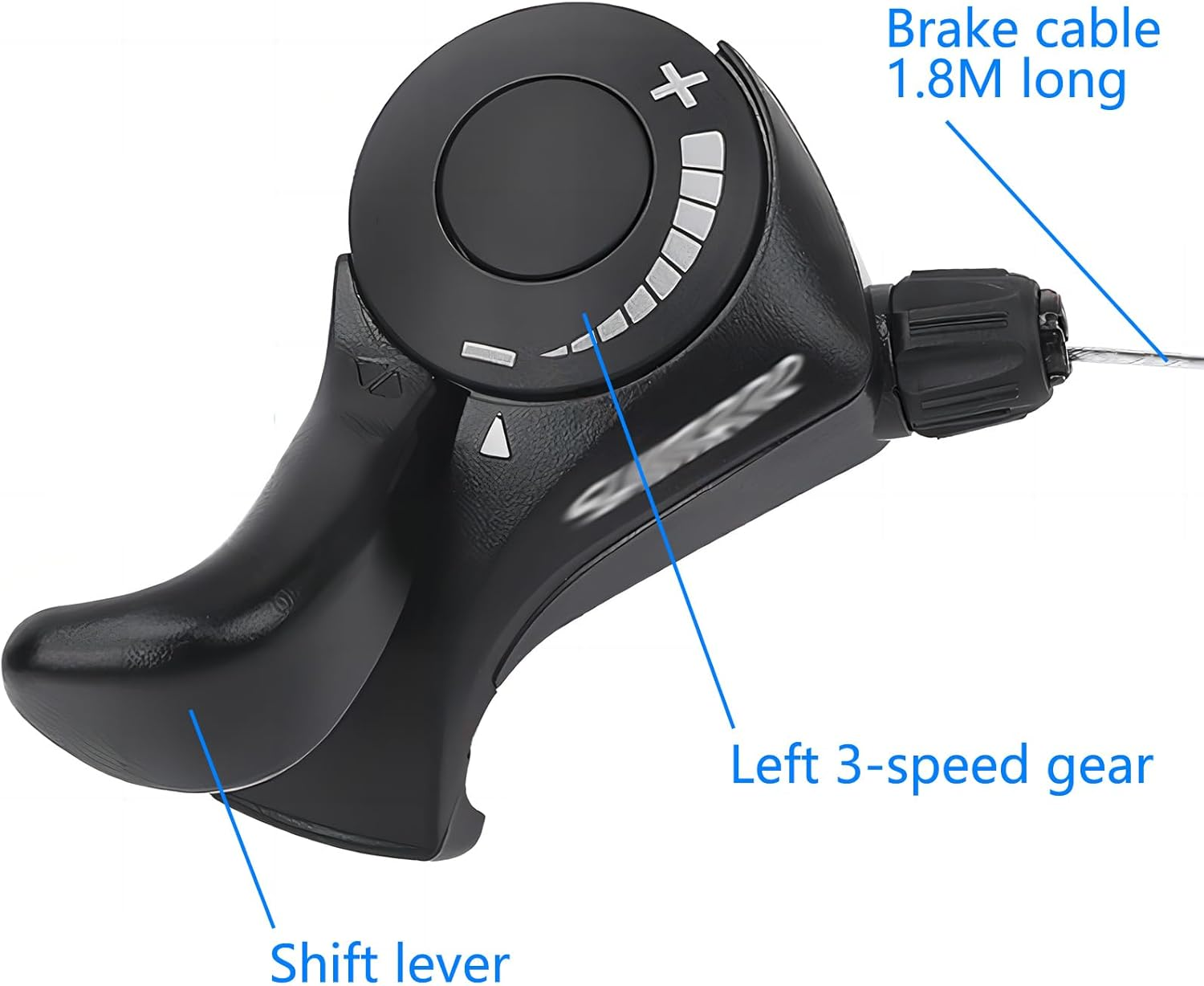 Pair of Bicycle Cycling Gear Shift Lever TX30-7 Split Finger Manual Transmission Shifter Accessories for Mountain BMX Commuter Folding Bikes image number 1