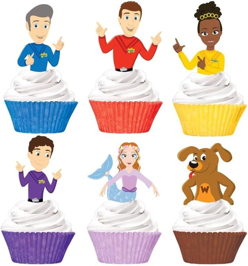 Amscan the Wiggles Party Cupcake & Picks Set