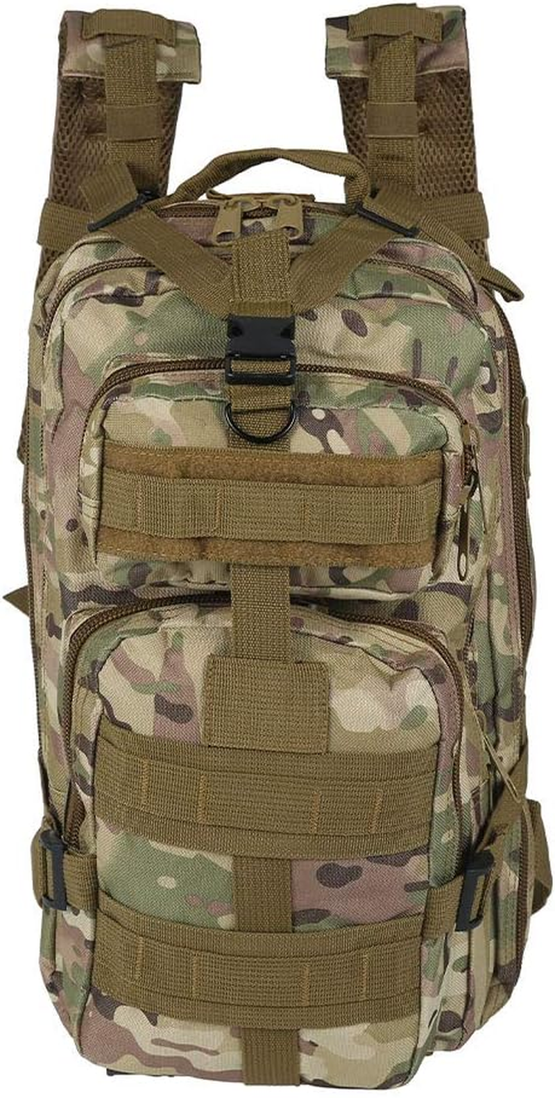 Tactical Military Backpack 30L Outdoor Hiking Backpack, Sport Hiking Trekking Camping Travel Backpack, Combat Rucksack Sturdy Durable for Hiking Cycling 17X 8X 10In