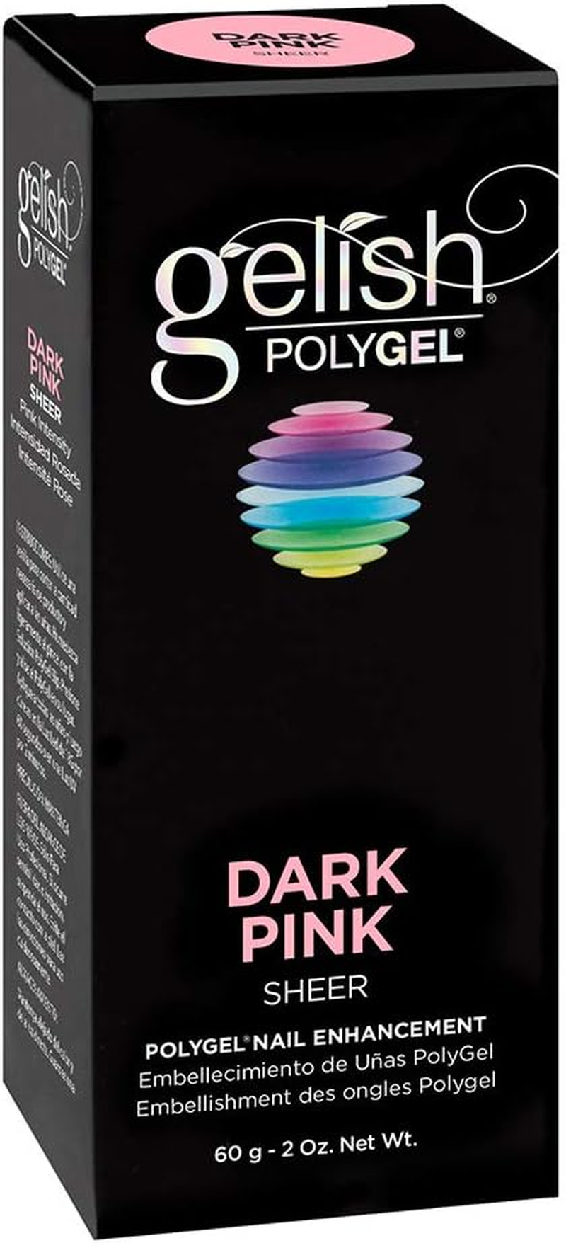 Gelish Polygel Brand Nail Enhancement, Acrylic Nails, Nail Tips for Acrylic Nails, Acrylic Nail Tips, Dark Pink, 2 Oz image number 1