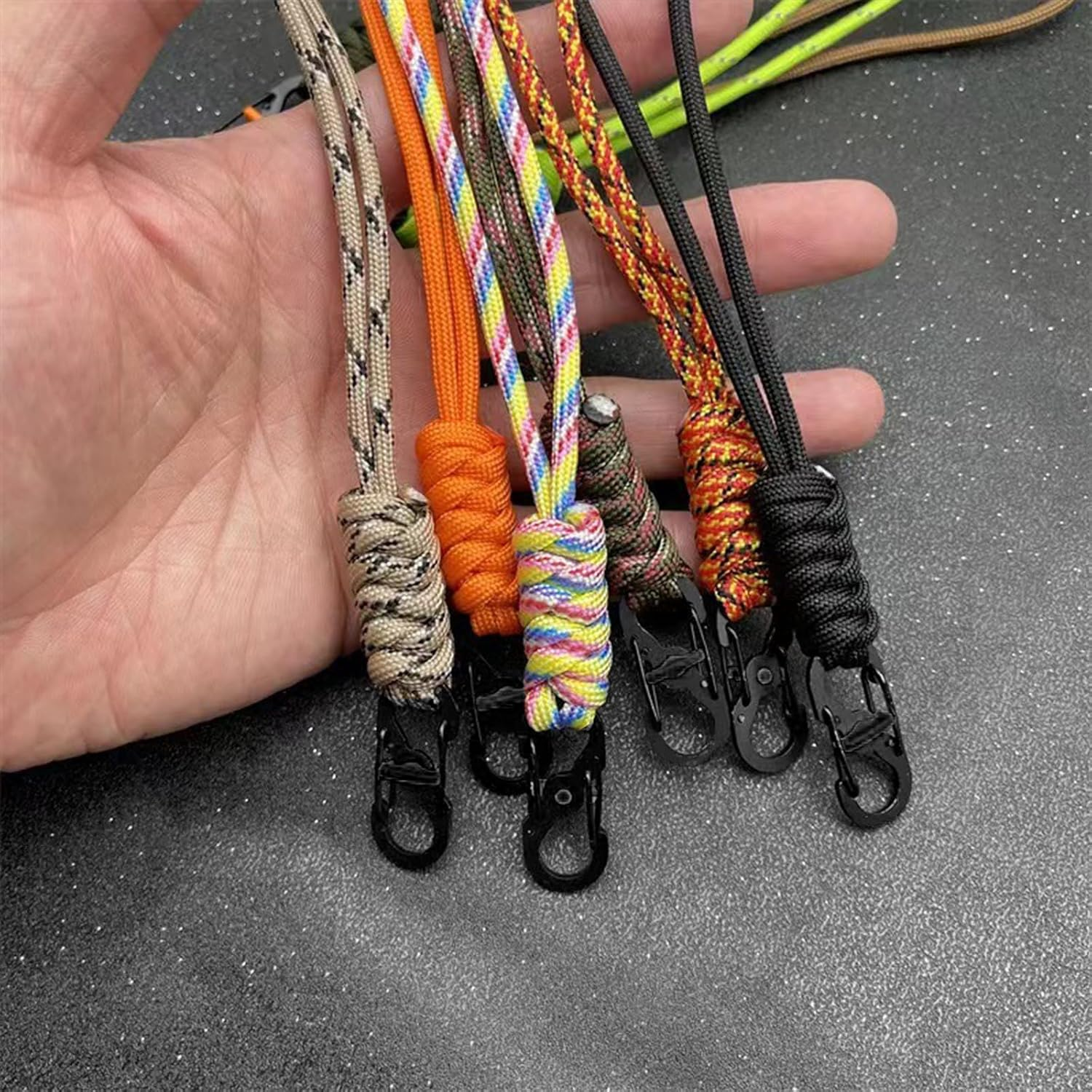 S Outdoor Camping Hooks, Stainless Steel Carabiner, S-Shape, Black, 4 Pack, 35Mm X 15Mm, 3G, 1.4Kg Max Weight, Anti-Theft, Twist Lock, Carabiner image number 2