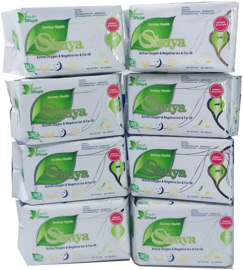 SHUYA Patented Anion Pantyliners Lightdays without Wings 155Mm, Mint Herbal Scented, 240Count(Pack of 8) image number 1