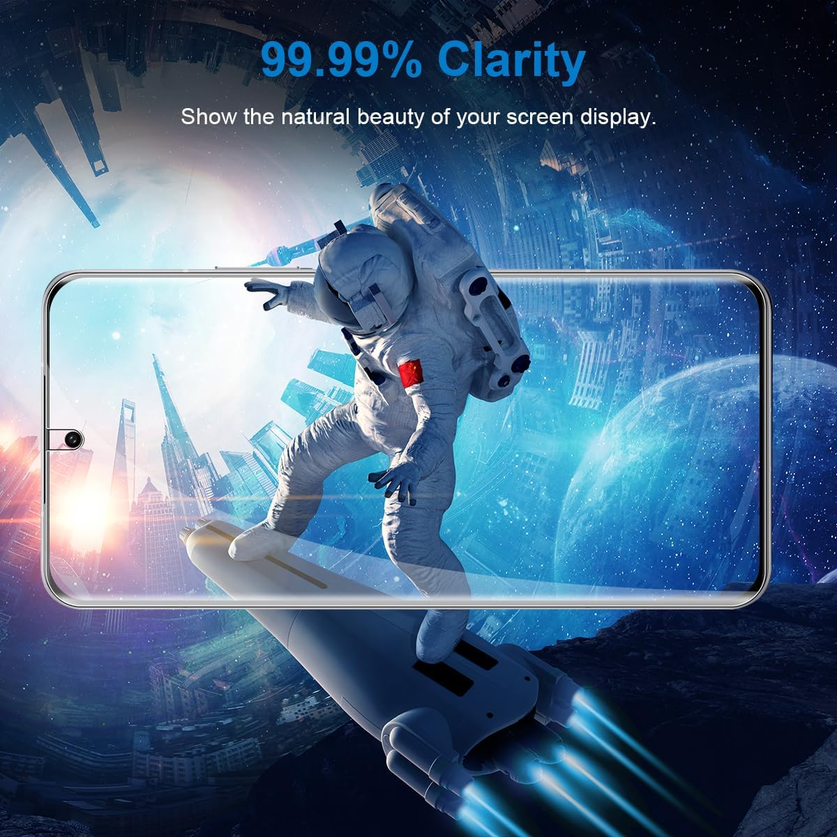 Vanrain Privacy Screen Protector for Xiaomi Mi 15 Ultra, Pack of 2 + 2 Hydrogel Privacy Screen Protector and Camera Protection, TPU Soft Film anti Spy Privacy Screen for Xiaomi 15 Ultra image number 5