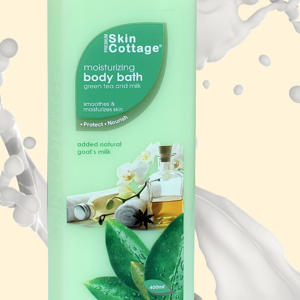 Skin Cottage Moisturizing Body Bath Greem Teal & Milk 400Ml image number 1