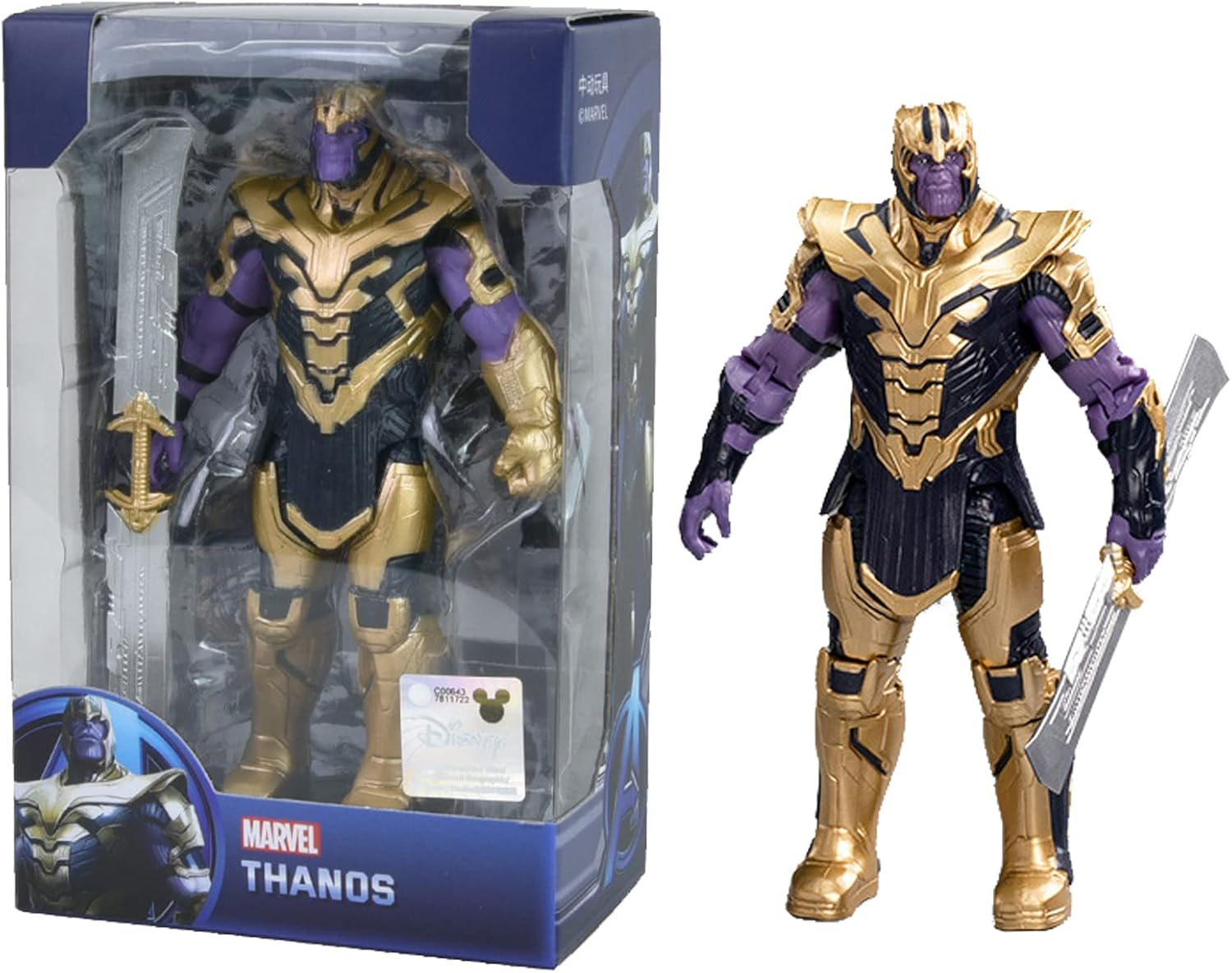 FAMILIO Marvel Avengers Titan Hero Series Blast Gear Thanos Action Figure Toy Thanos Toys Thanos Figure Marvel Action Figure Superhero Toys Thanos Figure Thanos Toys image number 1