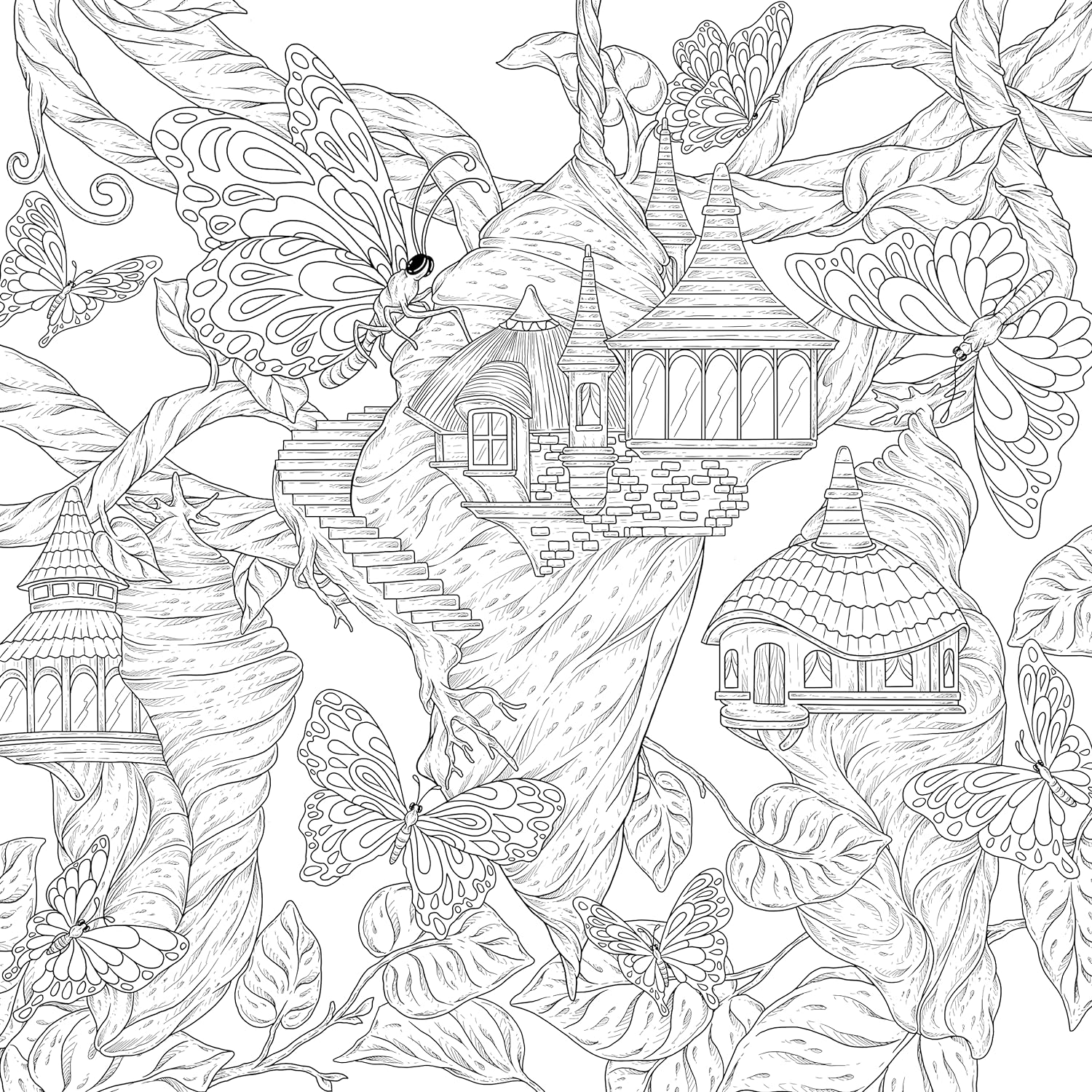Mythographic Color and Discover: Aviary: an Artist'S Coloring Book of Winged Beauties image number 2
