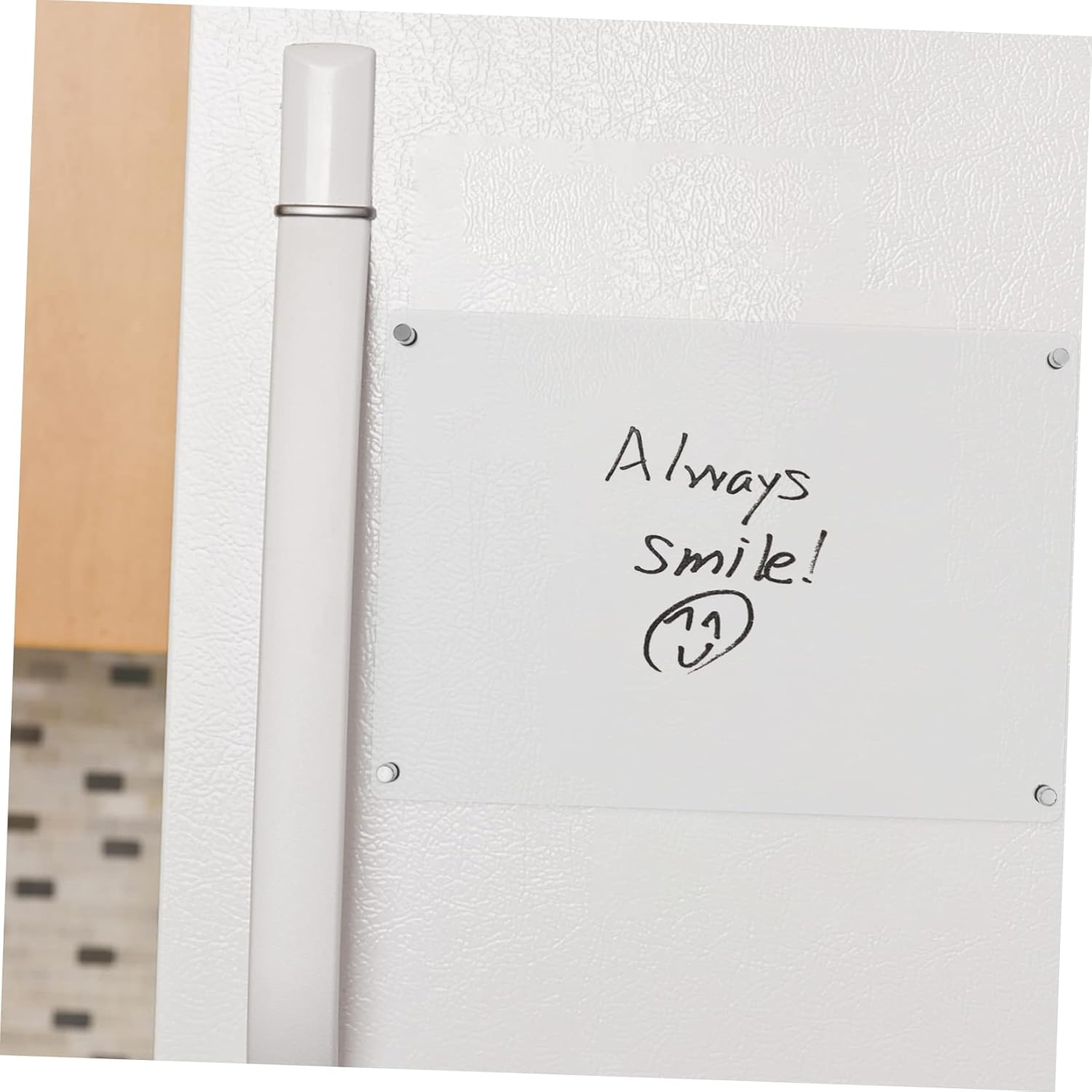 STOBOK Clear Dry Erase Board Acrylic, Magnet Acrylic Transparent 42X30CM image number 1