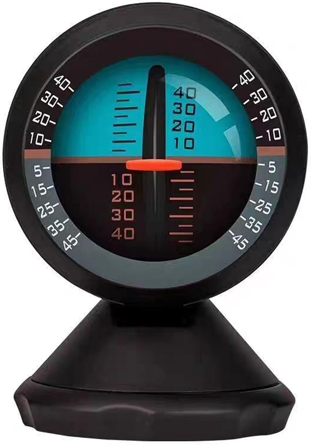 Car Inclinometer Level Tilt Gauge Indicator Gradient Balancer Tool for Off-Road Vehicle and Self-Driving Travelling Supplies