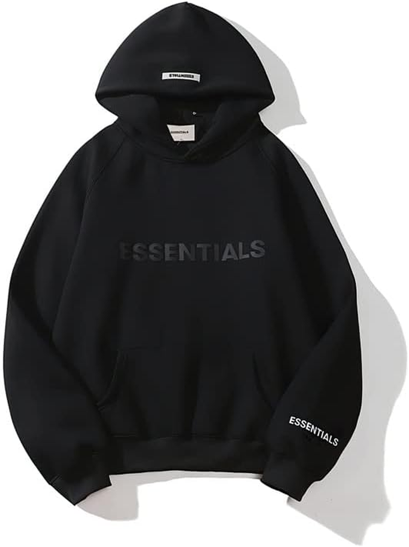 Medbyliv Men'S Hip Hop Hoodie Letter Hoodies Casual Sweatshirt Pullover Sportswear Tracksuit with Pocket