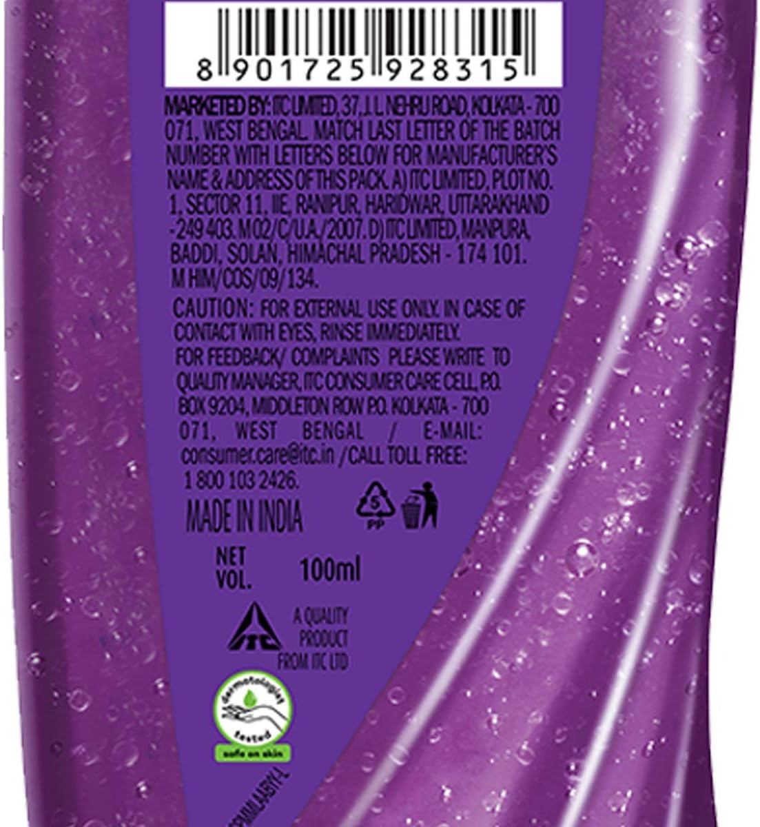 Fiama Di Wills Shower Gel, Blackcurrant & Bearberry - 100 ML image number 4