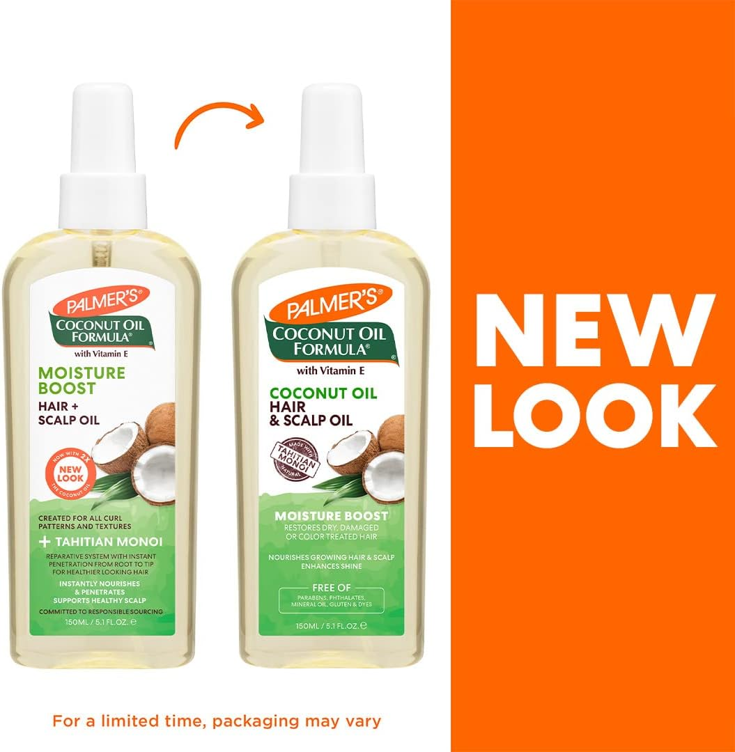 Palmers Coconut Oil Moisture Boost Hair and Scalp Oil for Unisex 5.1 Oz Hair Spray