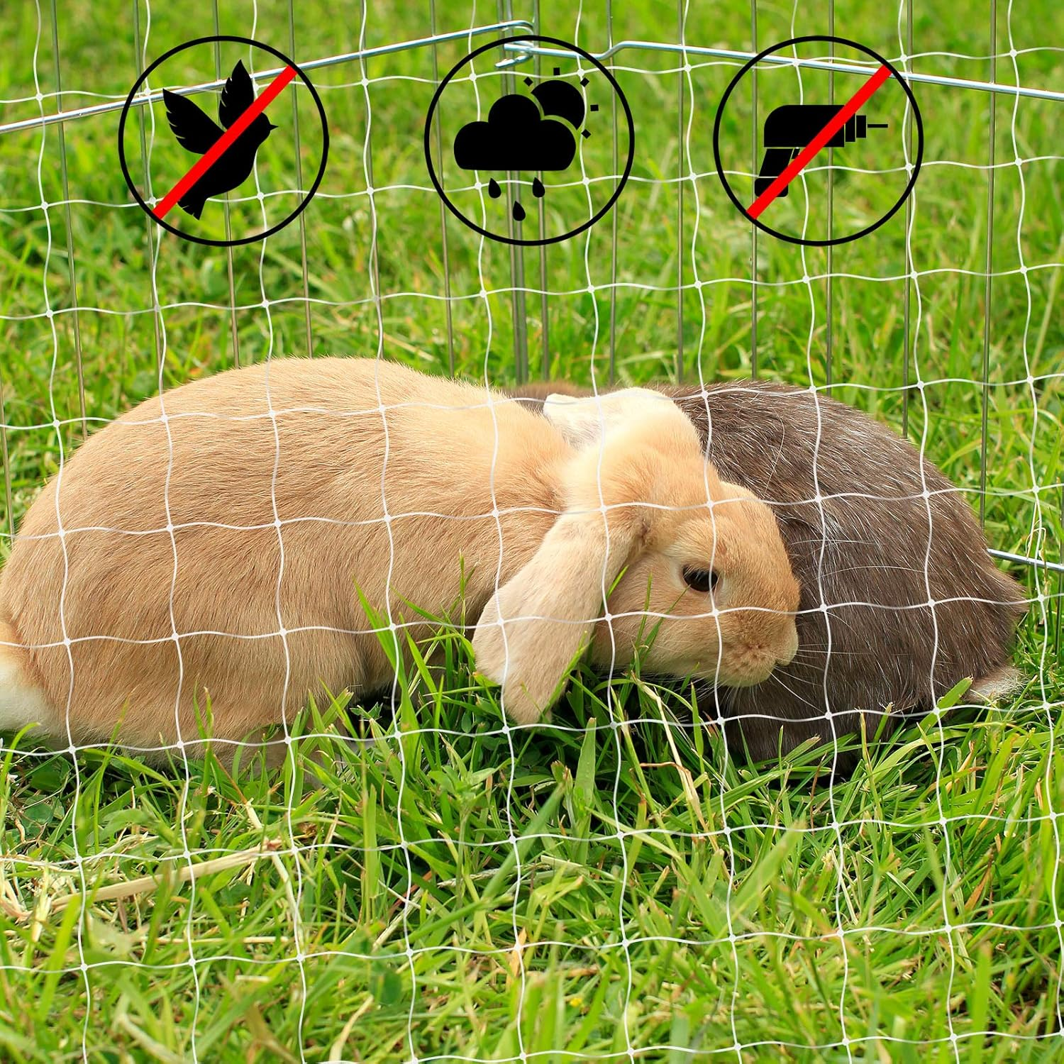 Dibea Cat Net Balcony Protection Net Cat Protection Net Size 3 X 4 M (S) image number 4