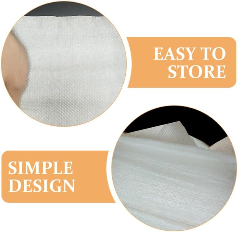 SOLUSTRE Thickened Hand Wipe Paper 5 Packs of 100 Sheets Commercial Paper Towels for Hotel Bathroom Kitchen Use Absorbent Hand Towels image number 1