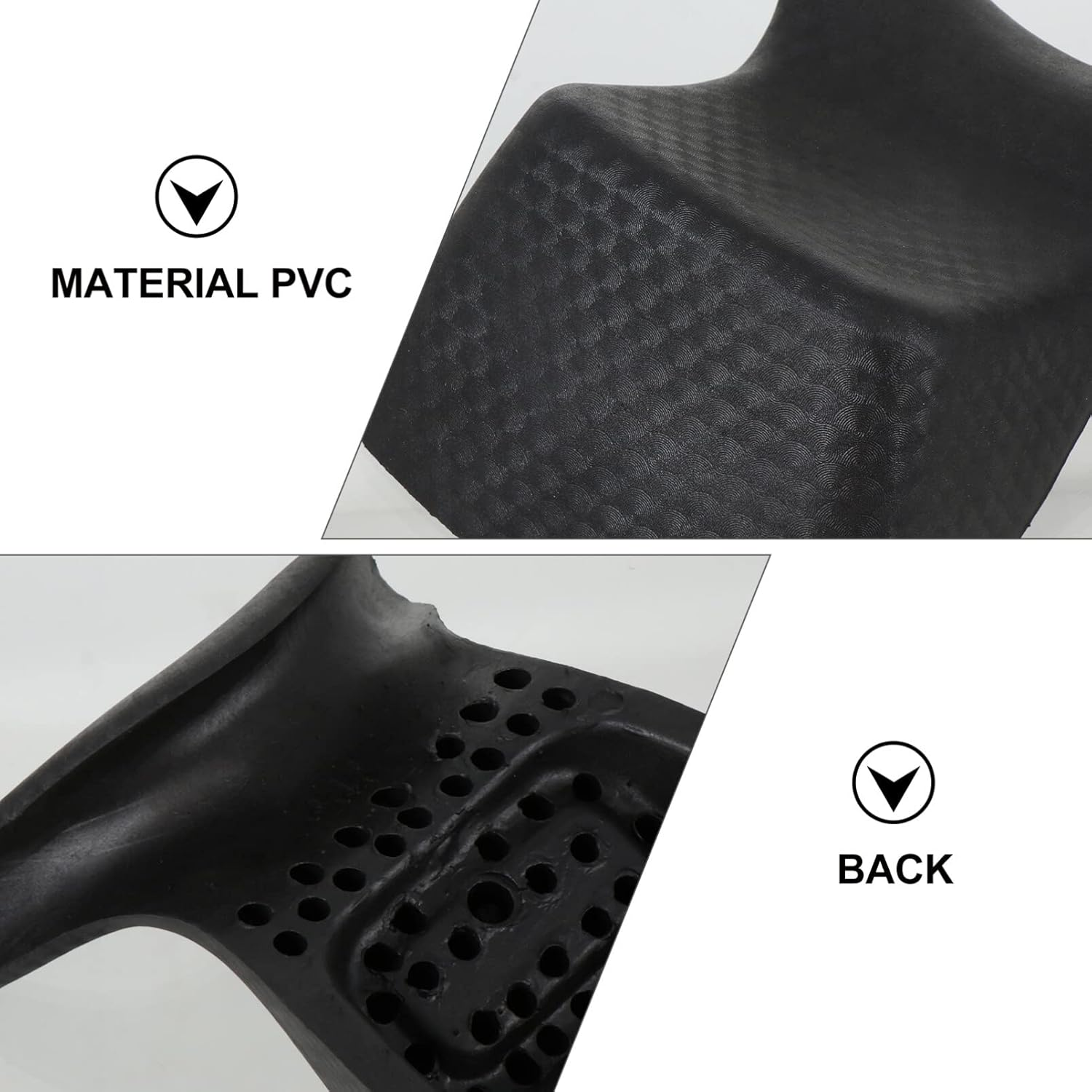 Beaupretty Neck Rest Cushion Shampoo Bowl Neck Rest Bath Pillow Hair Salon Head Pillow Universal Fits Any Bowl for Salon Hair Hairdressing Washing Sink Basin Black 21X20X9Cm