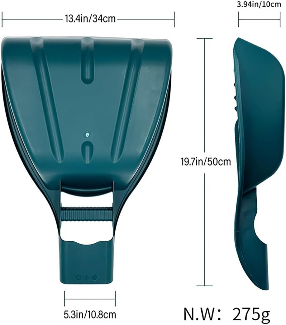 AIMALL 2PCS Large Leaf Grabbers &ndash; 19.7In Plastic Garden Rake for Lawn and Yard Cleaning, Durable Handheld Leaf Collectors with Easy-Grip and Hanging Hole image number 3