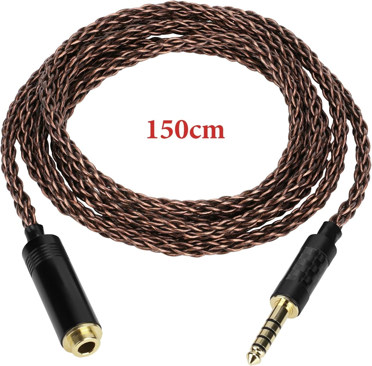 Geekria Apollo 6NOCC 4.4Mm Balanced Cable Single Crystal Copper Upgrade Extension Cord, 4.4Mm Male to Female Replacement Cord for Hifi Headset (4.9Ft / 1.5M) image number 2