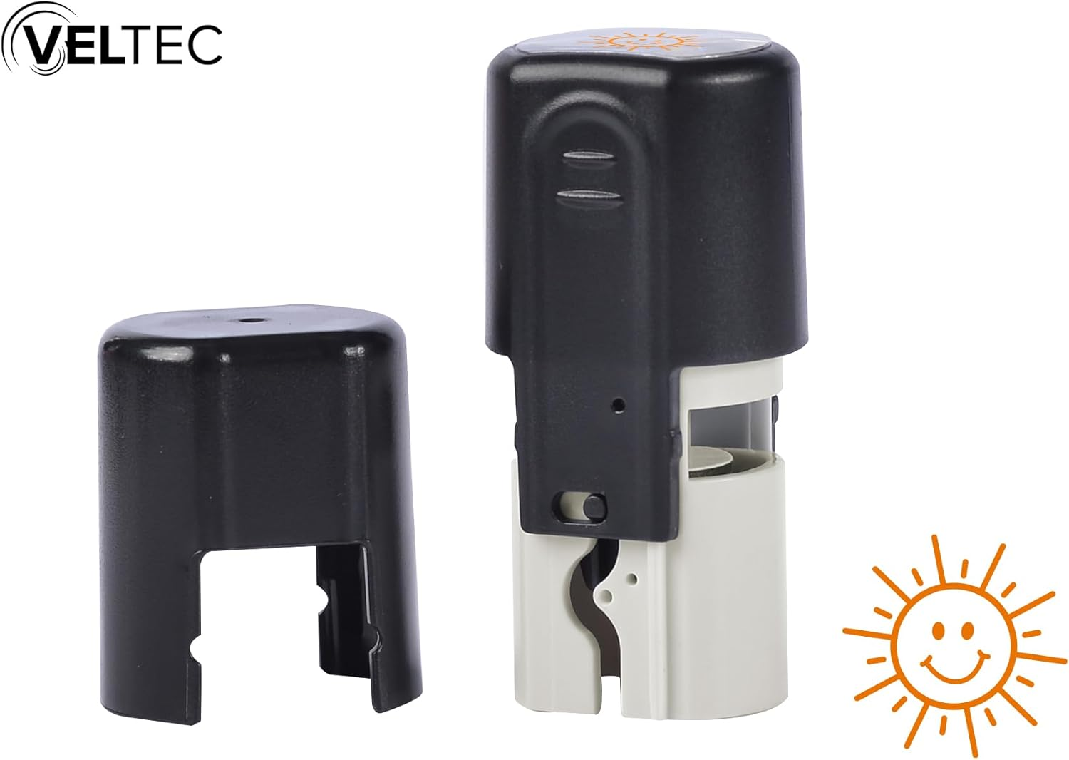 Self-Inking Stamp, round Teacher Stamp for Classroom (Happy Sun) image number 4