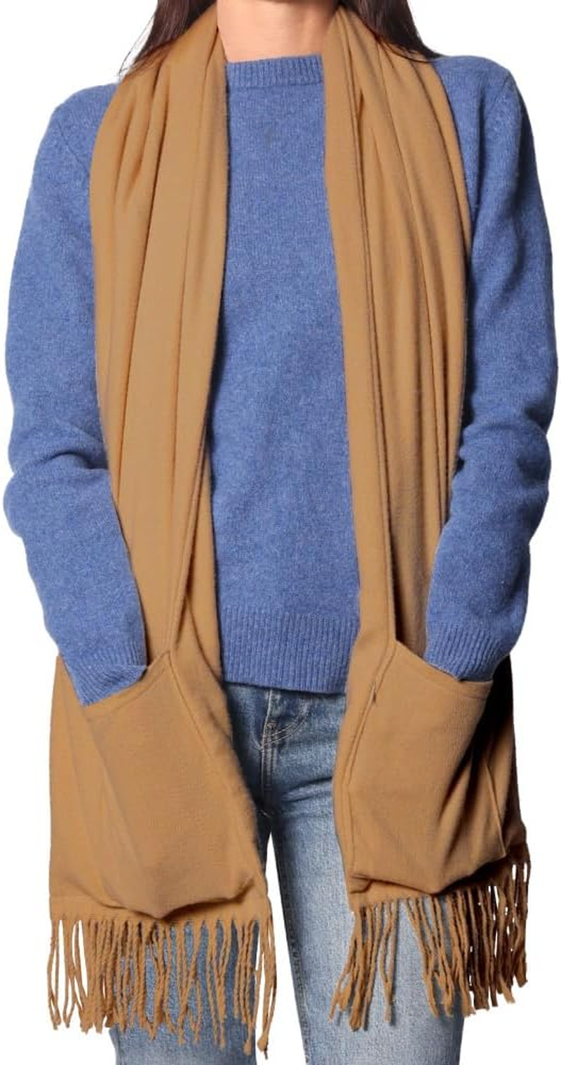 Sash & Bloom Heated Scarf Nude &ndash; Super-Soft and Stylish Portable with Pockets, 3 Settings, Heats up to 55 Degrees, Auto-Off, for Sport Games, Camping, Hiking, Walking, Office, Home image number 2
