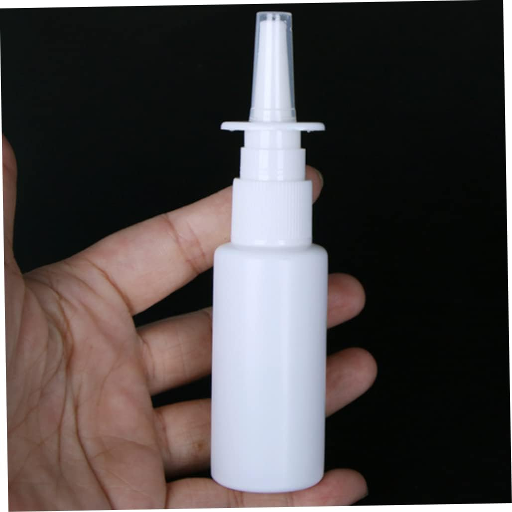 Nasal Spray Bottles 30Ml Empty Plastic Refillable Mist Nose Sprayer Bottle Container 2PCS Sports Equipment